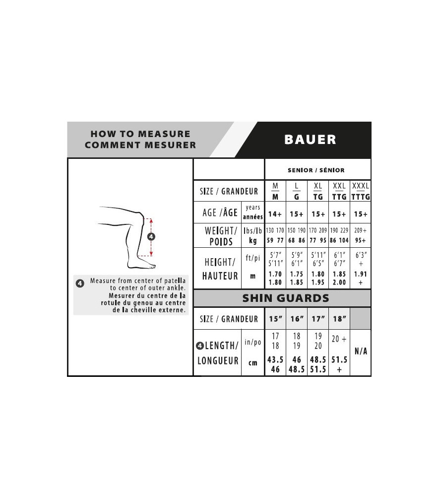 ESPINILLERA BAUER SUPREME M5 PRO SR