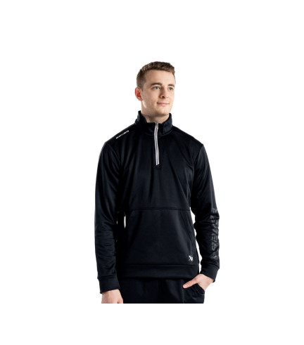 SUDADERA BAUER TEAM 1/2 ZIP SR BLK BTH23