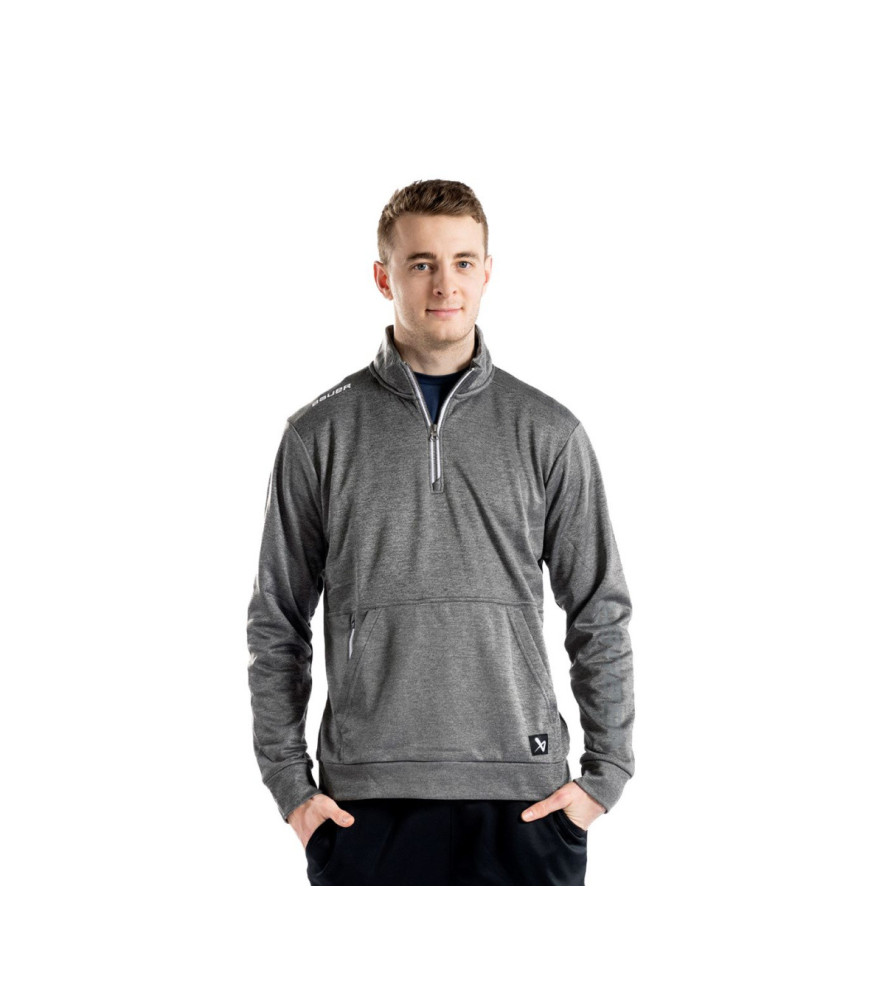 SUDADERA BAUER TEAM 1/2 ZIP SR BLK BTH23