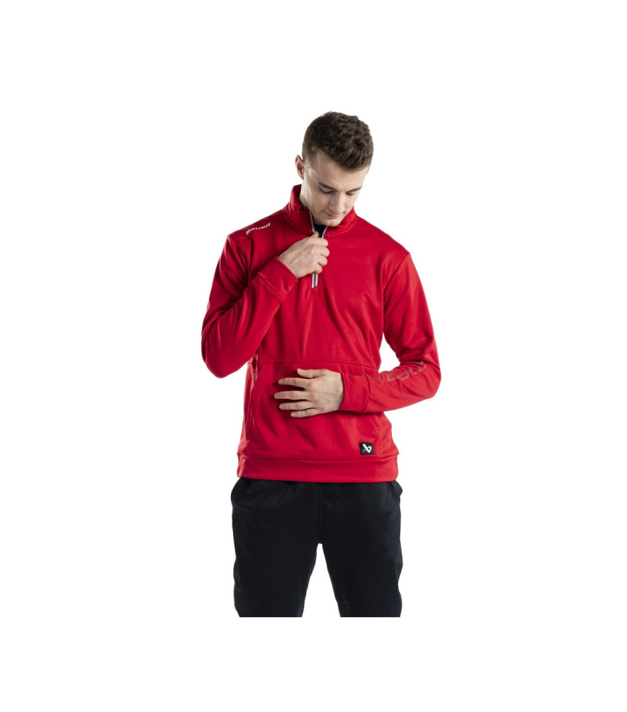 SUDADERA BAUER TEAM 1/2 ZIP SR BLK BTH23