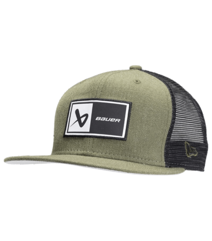 GORRA BAUER 9FIFTY NEW ERA PATCH YOUTH OLIVE