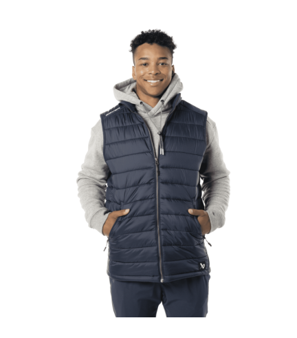 CHALECO BAUER PUFFER VEST SR NAVY BTH23