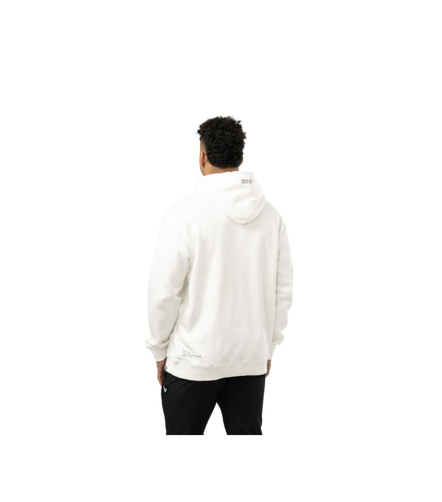 SUDADERA C/CAPUCHA BAUER EMBOSSED FLEECE SR WHT S23