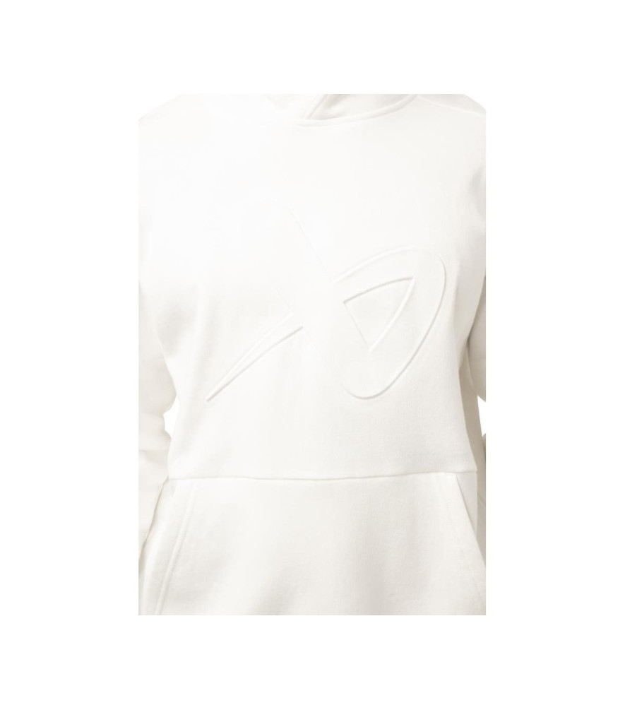SUDADERA C/CAPUCHA BAUER EMBOSSED FLEECE SR WHT S23