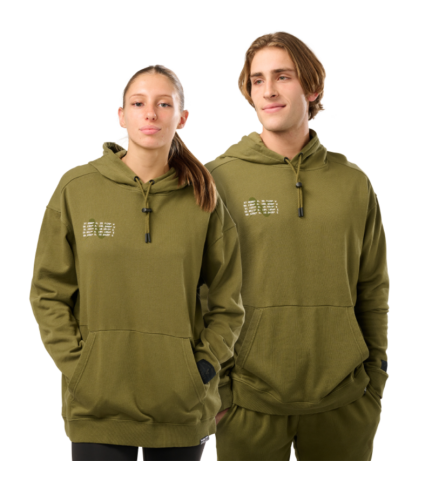 SUDADERA BAUER C/CAPUCHA FRENCH TERRY SR GRN S23