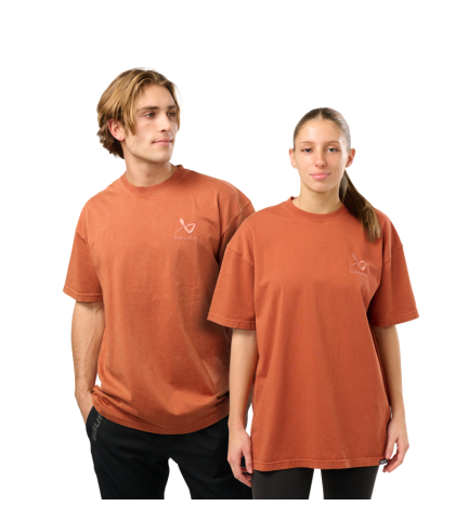 CAMISETA BAUER M/C ACID WASH TEE CLAY S23