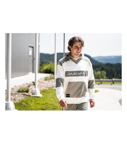 SUDADERA C/CAPUCHA BAUER GAMECHANGER HOODIE-SR-TAN/SAGE
