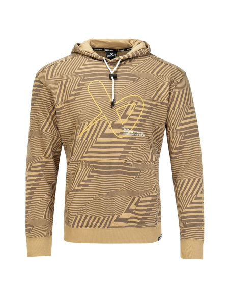 SUDADERA BAUER PRINTED FLEECE  SR TAN S23