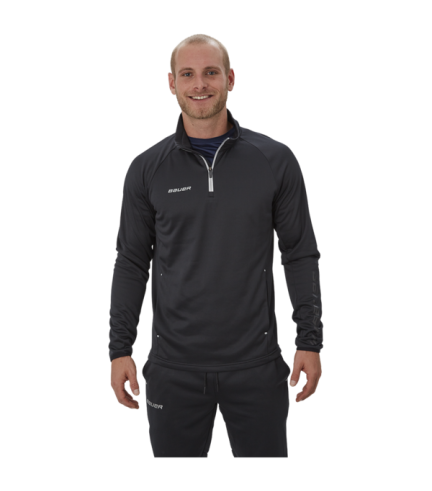 FLEECE BAUER VAPOR 1/4 ZIP TOP BLK