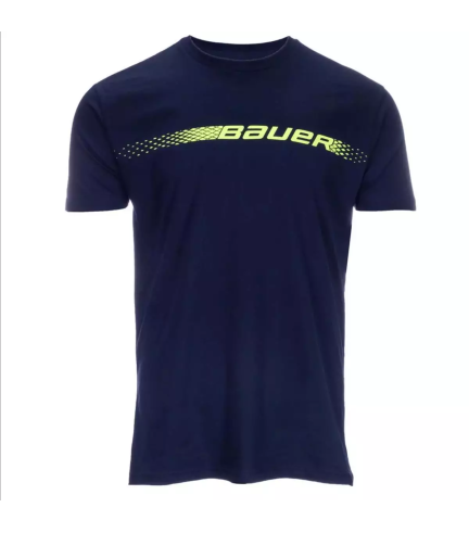 CAMISETA BAUER M.CORTA GRAPHIC CREW SR NAV/YEL