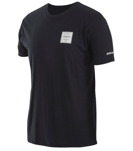 CAMISETA BAUER M/C SQUARE CREW BLK