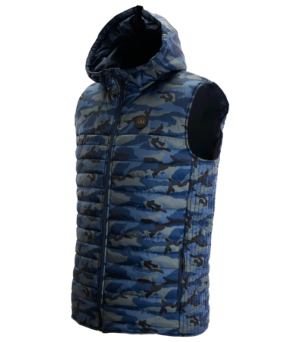 CHALECO BAUER CON CAPUCHA SR CAMO COBALT