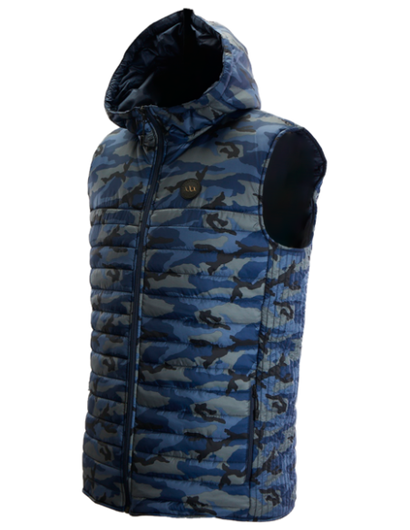 CHALECO BAUER CON CAPUCHA SR CAMO COBALT