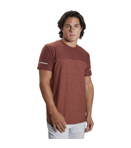 CAMISETA BAUER M/C FLC CLRBLK TRAINING  SR RUST S22