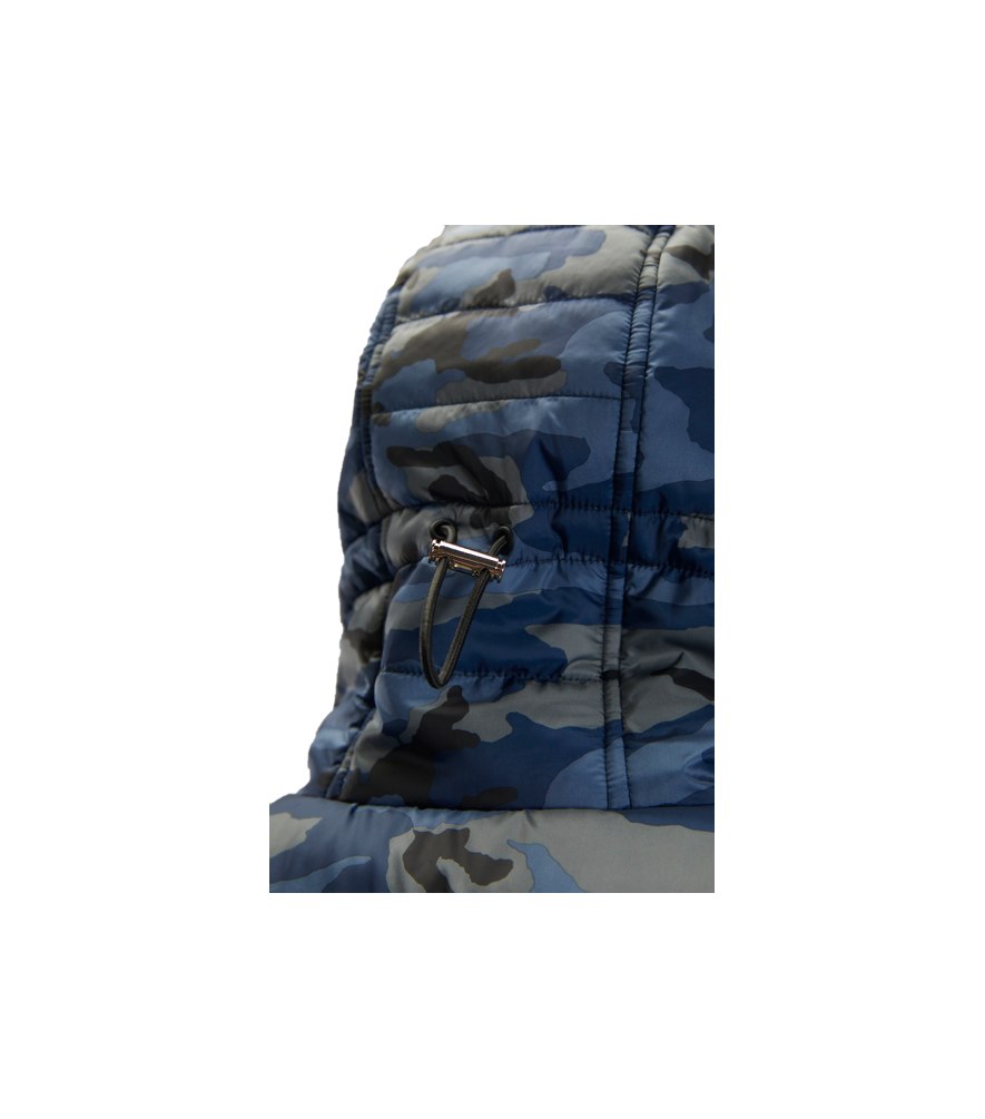 CHALECO BAUER CON CAPUCHA SR CAMO COBALT