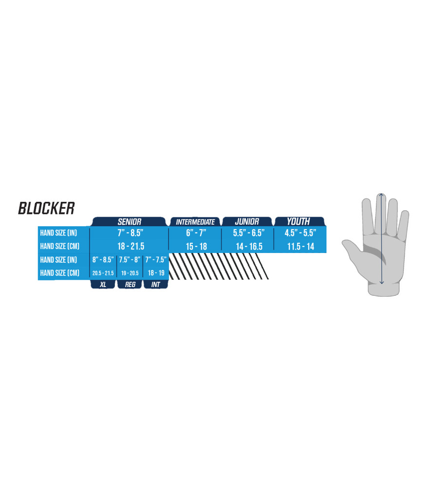 BLOCKER BAUER PRODIGY YTH REGULAR S24