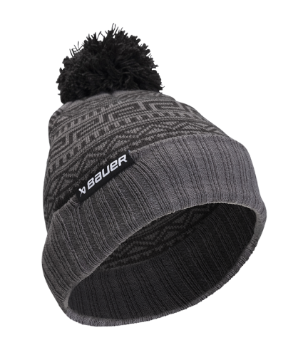 GORRO BAUER INTARSIA POM NEW ERA NEGRO