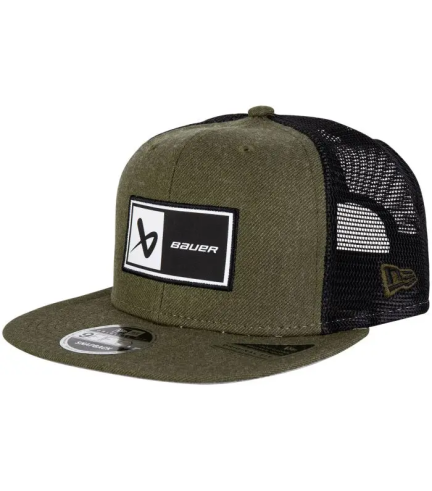GORRA BAUER 9FIFTY NEW ERA PATCH SR OLIVE  HO22