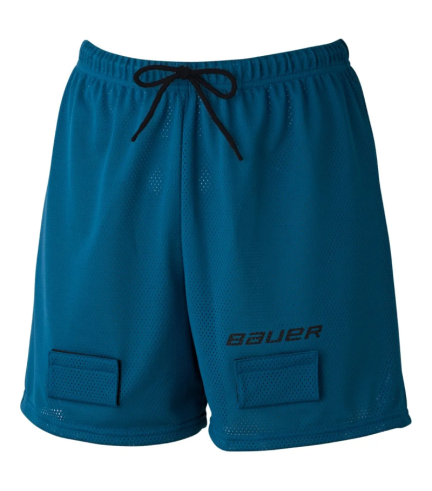 SHORT INT BAUER MESH C/PELVICO SR - BLU