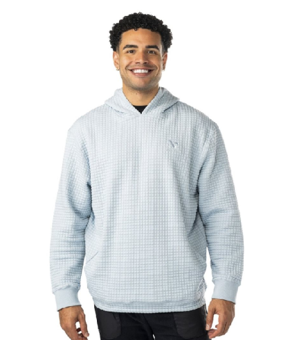 SUDADERA C/CAPUCHA BAUER QUILTED HOODIE-SR-LIGHT BLUE