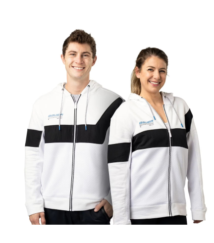 SUDADERA BAUER C/CREMALLERA TEXTURED SR